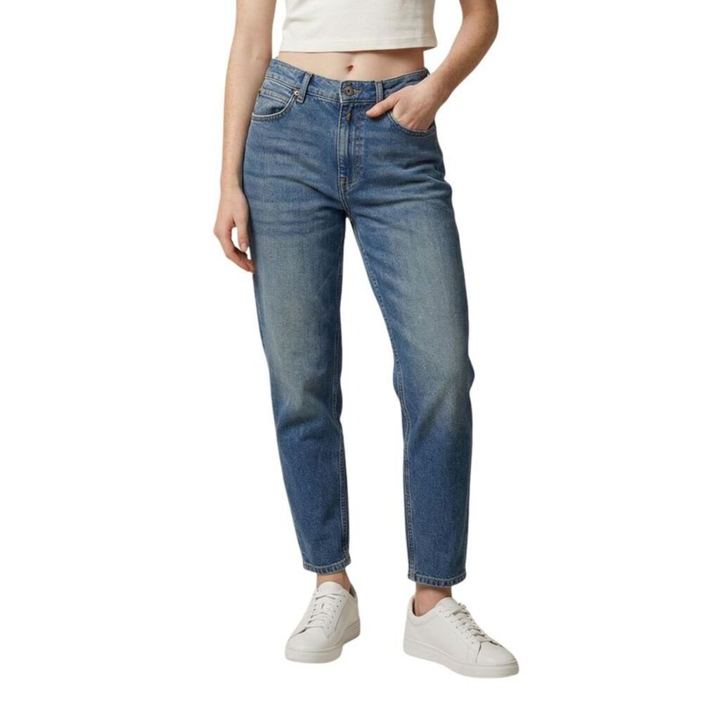 Replay Blue Cotton Relaxed Fit Women's Jeans